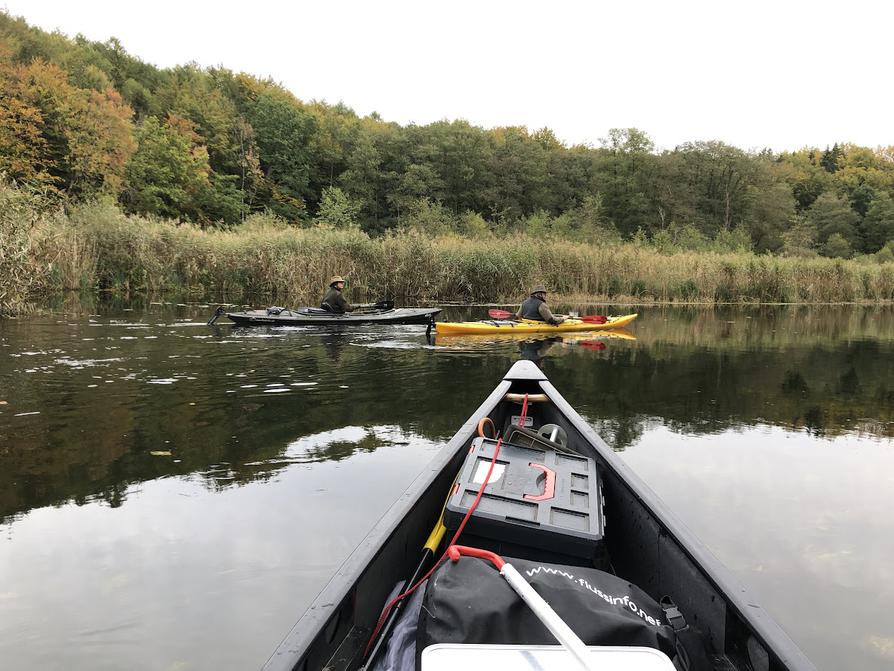 Rückfahrt auf dem Rosensee