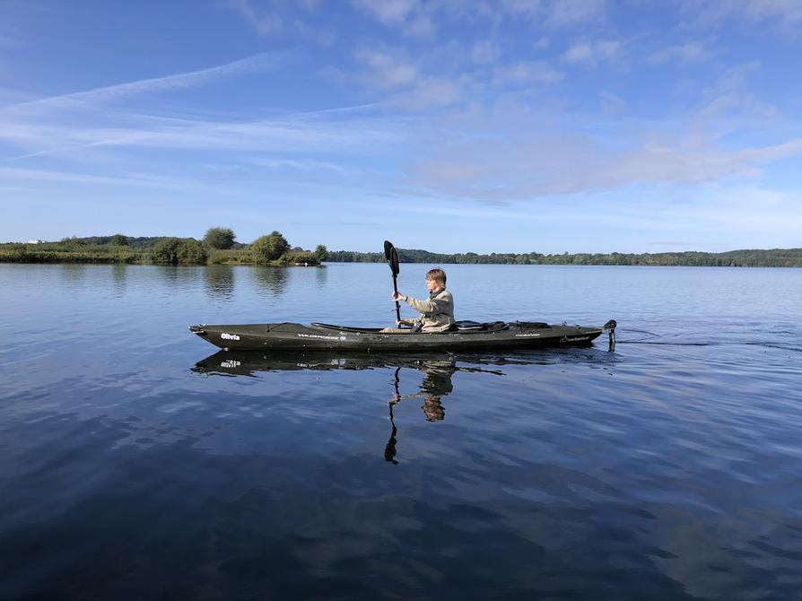 Auf dem Behler See in Richtung Langer See