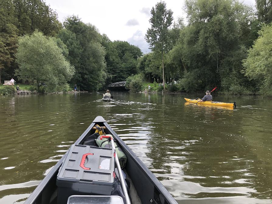 Auf dem Kirchsee vor dem Wallberg-Wanderweg