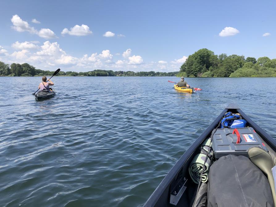 Auf dem Kleinen Plöner See