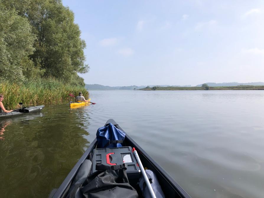 auf den Lanker See hinaus