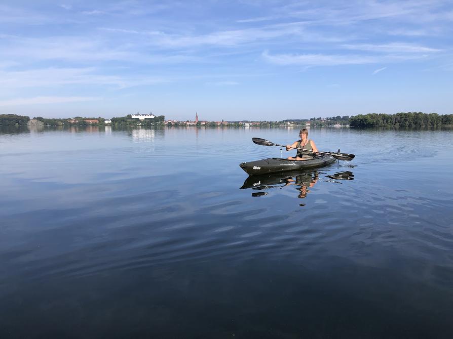 Kanu-Freuden auf glattem See