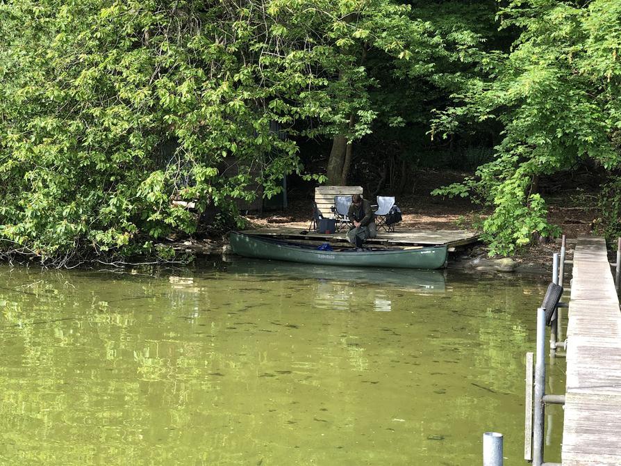 Pause auf dem Langen Warder