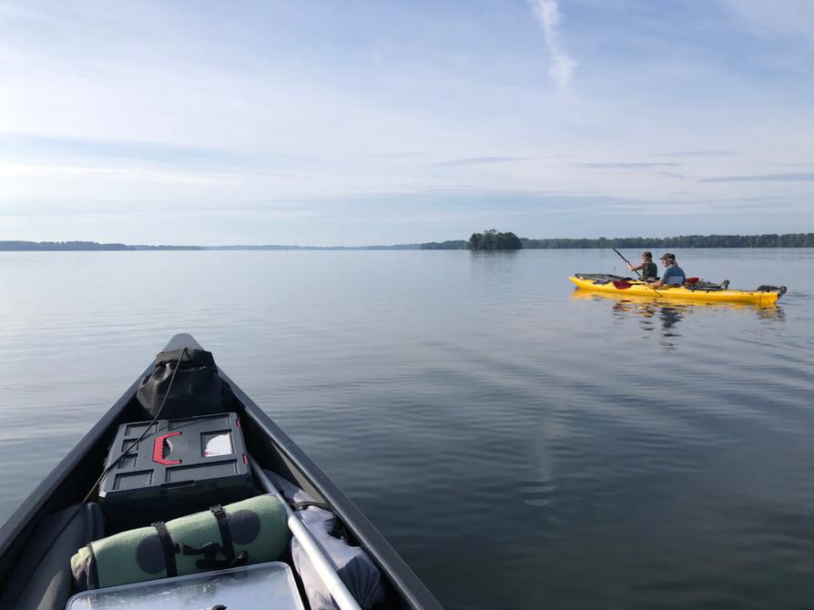 hinaus auf den Großen Plöner See