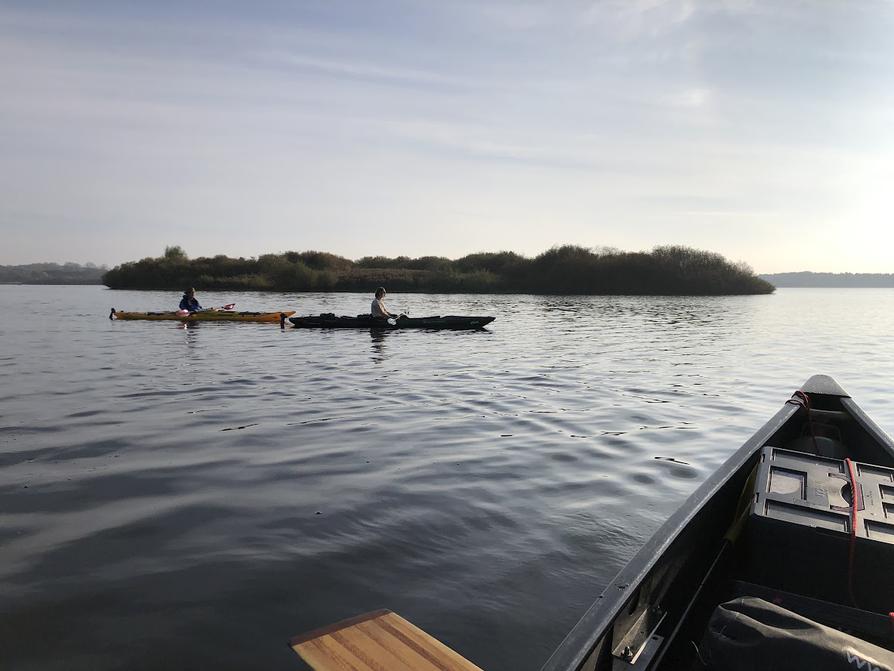 Rückfahrt auf dem Lanker See